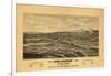 1877 Los Angeles Map-N. Harbick-Framed Art Print