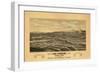 1877 Los Angeles Map-N. Harbick-Framed Premium Giclee Print