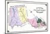 1877, Passaic County Outline Map, New Jersey, United States-null-Mounted Giclee Print
