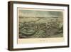 1877, Quincy Bird's Eye View, Massachusetts, United States-null-Framed Giclee Print