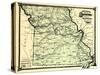 1877, State Map, Missouri, United States-null-Stretched Canvas