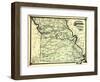 1877, State Map, Missouri, United States-null-Framed Giclee Print