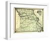 1877, State Map, Missouri, United States-null-Framed Giclee Print