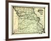 1877, State Map, Missouri, United States-null-Framed Giclee Print