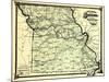 1877, State Map, Missouri, United States-null-Mounted Giclee Print
