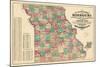 1877, State Map, Missouri, United States-null-Mounted Giclee Print