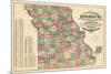 1877, State Map, Missouri, United States-null-Mounted Premium Giclee Print