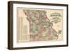 1877, State Map, Missouri, United States-null-Framed Giclee Print