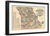 1877, State Map, Missouri, United States-null-Framed Giclee Print