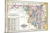 1877, State Map of Maryland - Delaware - D.C., Maryland, United States-null-Mounted Giclee Print