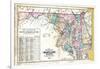 1877, State Map of Maryland - Delaware - D.C., Maryland, United States-null-Framed Giclee Print