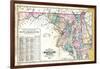 1877, State Map of Maryland - Delaware - D.C., Maryland, United States-null-Framed Giclee Print