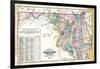 1877, State Map of Maryland - Delaware - D.C., Maryland, United States-null-Framed Giclee Print