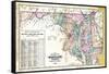 1877, State Map of Maryland - Delaware - D.C., Maryland, United States-null-Framed Stretched Canvas