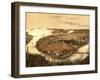 1877 View of Boston, Massachusetts-null-Framed Art Print