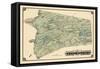 1877, West Milford Township, Charlotteburg, Oakridge, West Milford, New Foundland, New Jersey, USA-null-Framed Stretched Canvas