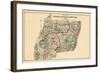 1877, Wicomico - Somerset - Worcester Counties Map, Maryland, United States-null-Framed Giclee Print