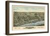 1877, Windsor Locks Bird's Eye View, Connecticut, United States-null-Framed Giclee Print