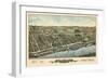 1877, Windsor Locks Bird's Eye View, Connecticut, United States-null-Framed Giclee Print