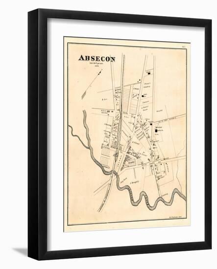 1878, Absecon, New Jersey, United States-null-Framed Giclee Print