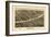 1878, Augusta Bird's Eye View, Maine, United States-null-Framed Giclee Print