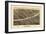 1878, Augusta Bird's Eye View, Maine, United States-null-Framed Giclee Print