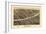 1878, Augusta Bird's Eye View, Maine, United States-null-Framed Giclee Print