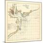 1878, Charleston Harbor Chart South Carolina, South Carolina, United States-null-Mounted Giclee Print