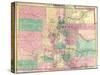 1878, Colorado State Map, Colorado, United States-null-Stretched Canvas