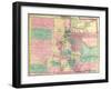 1878, Colorado State Map, Colorado, United States-null-Framed Giclee Print