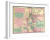 1878, Colorado State Map, Colorado, United States-null-Framed Giclee Print