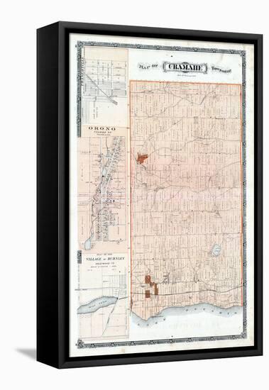 1878, Cramahe Township, Orono, Burnley Village, Canada-null-Framed Stretched Canvas