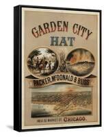 1878 Garden City Hat-null-Framed Stretched Canvas