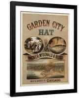 1878 Garden City Hat-null-Framed Giclee Print