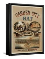 1878 Garden City Hat-null-Framed Stretched Canvas