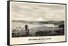 1878, Tacoma and Mount Rainier Bird's Eye View, Washington, United States-null-Framed Stretched Canvas