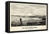 1878, Tacoma and Mount Rainier Bird's Eye View, Washington, United States-null-Framed Stretched Canvas