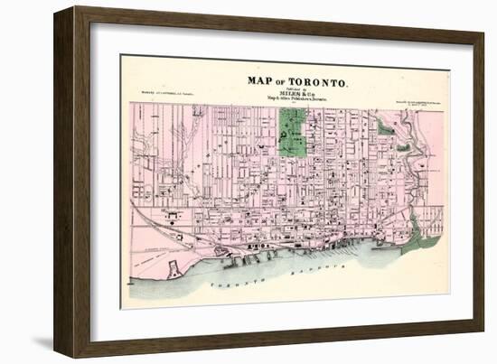 1878, Toronto, Canada-null-Framed Giclee Print