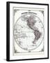 1878, Western Hemisphere-null-Framed Giclee Print