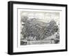 1879, Boston East Boston Bird's Eye View, Massachusetts, United States-null-Framed Giclee Print