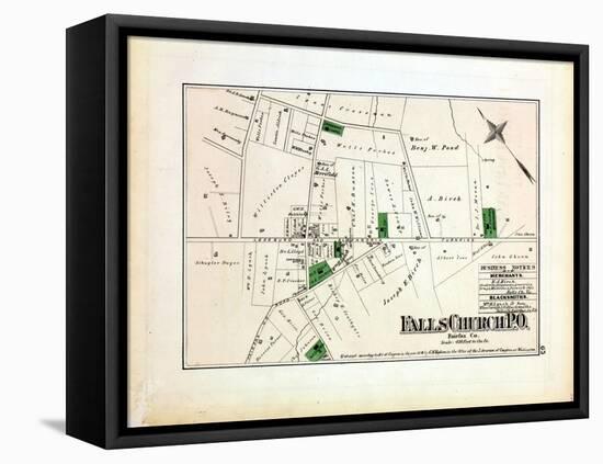 1879, Falls Church, District of Columbia, United States-null-Framed Stretched Canvas