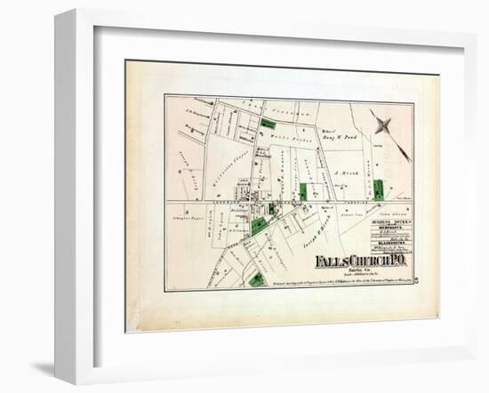 1879, Falls Church, District of Columbia, United States-null-Framed Giclee Print