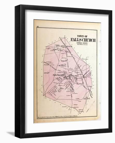 1879, Falls Church Township, District of Columbia, United States-null-Framed Giclee Print