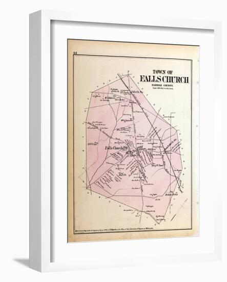 1879, Falls Church Township, District of Columbia, United States-null-Framed Giclee Print