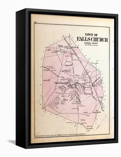 1879, Falls Church Township, District of Columbia, United States-null-Framed Stretched Canvas