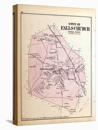 1879, Falls Church Township, District of Columbia, United States-null-Stretched Canvas