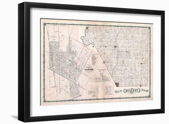 1879, Hullett Township, Clinton Town, Londesborough, Alma, Summer Hill, Canada-null-Framed Giclee Print