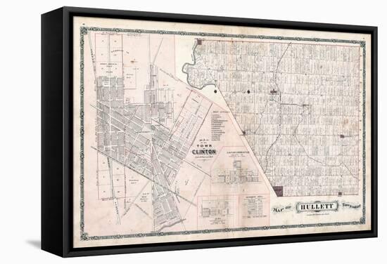 1879, Hullett Township, Clinton Town, Londesborough, Alma, Summer Hill, Canada-null-Framed Stretched Canvas