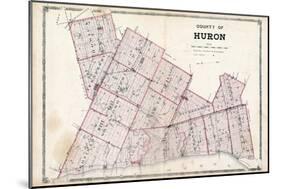 1879, Huron County Map, Canada-null-Mounted Giclee Print