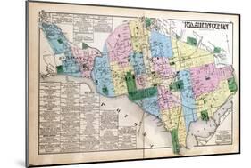 1879, Index Map, District of Columbia, United States-null-Mounted Giclee Print